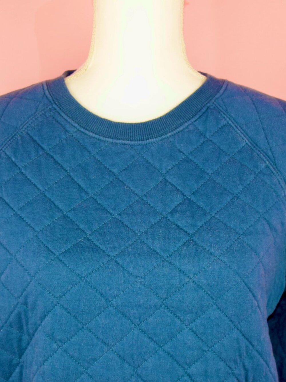 Boxercraft University of Maine Quilted Navy Crewneck Sweatshirt | Size M - Picture 3 of 8